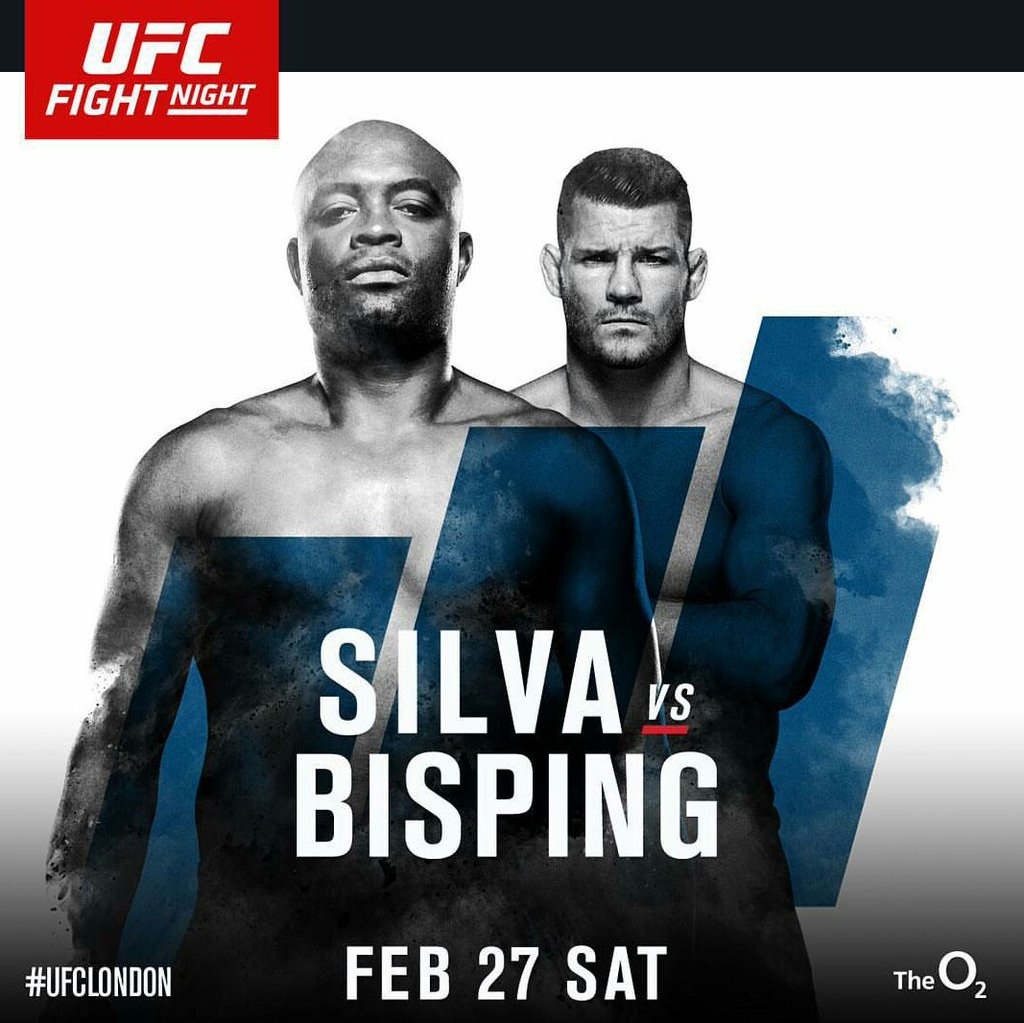 Poster do UFC Fight Night 84 - Anderson Silva x Michael Bisping