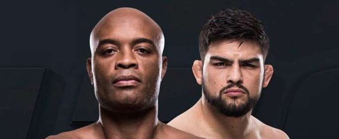 Anderson Silva e Kelvin Gastelum