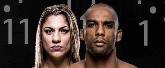 Edson Barboza e Bethe Correia