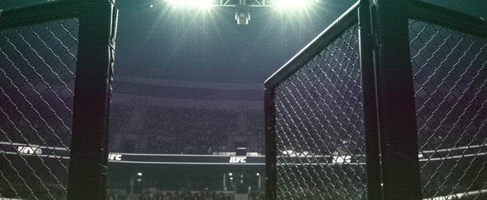 Imagem ilustrativa do octógono do UFC representando os eventos previstos para setembro de 2026