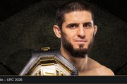 Islam Makhachev ostenta o cinturão peso meio-médio do UFC. Foto - Ranking de 2026
