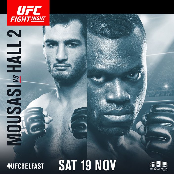UFC Fight Night - Gegard Mousasi x Uriah Hall