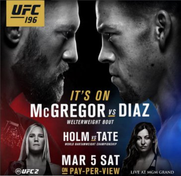 UFC 196 - McGregor vs Diaz