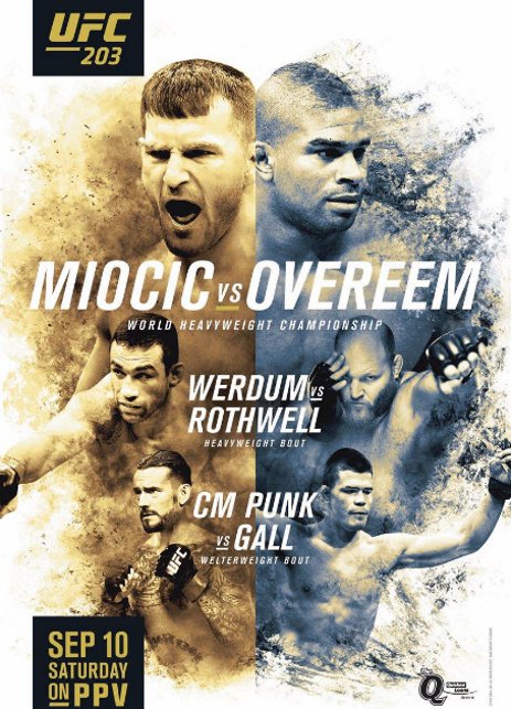 UFC 203 Miocic vs Overeem