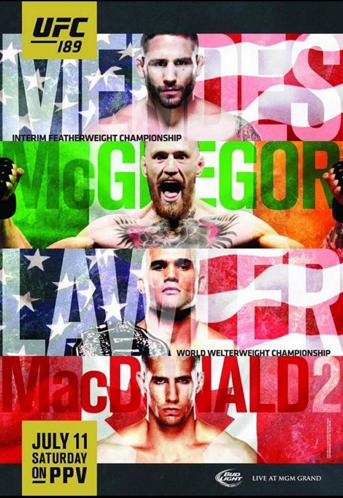 UFC 189: McGregor vs.Mendes
