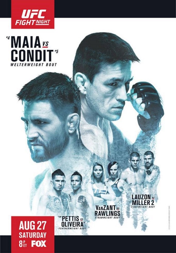UFC on Fox 21 Maia vs Condit