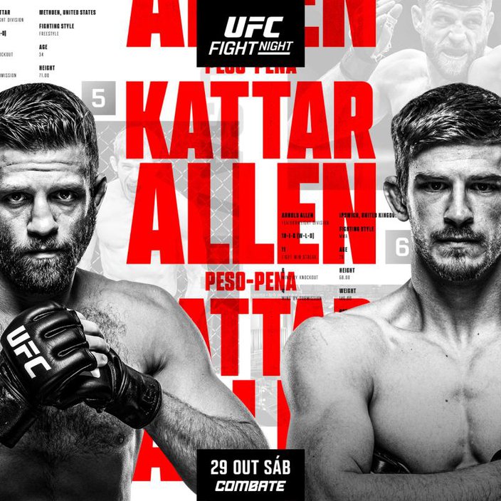 UFC Calvin Kattar x Arnold Allen