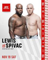 UFC Derrick Lewis x Serghei Spivac