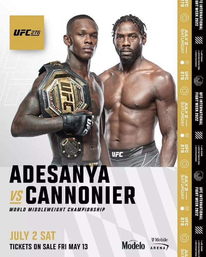 UFC 276: Adesanya vs. Cannonier
