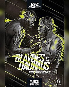 UFC on ESPN: Blaydes vs. Daukaus