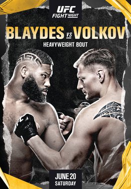 UFC on ESPN: Blaydes vs. Volkov