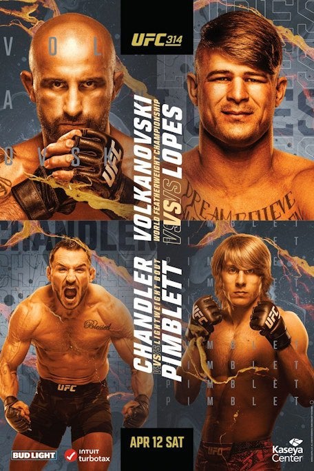 UFC 314: Volkanovski vs. Lopes