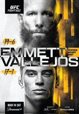UFC Fight Night: Emmett vs. Vallejos