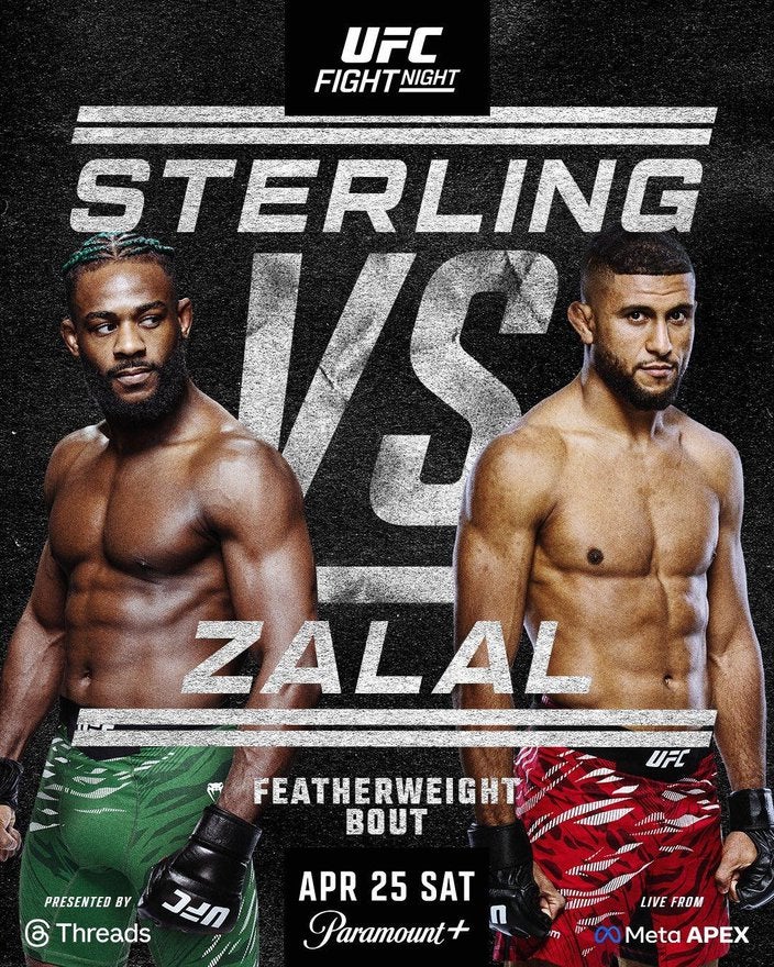 UFC Fight Night: Sterling vs Zalal