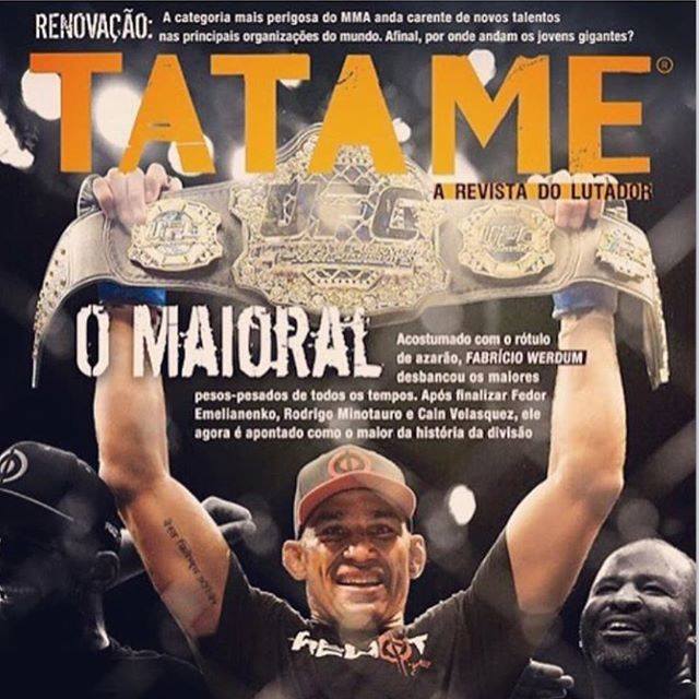 fabricio werdum capa da revista tatame