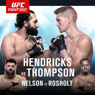 Poster do UFC Fight Night 82 - Johny Hendricks x Stephen Thompson